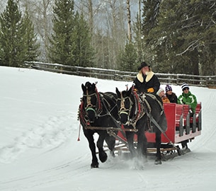 sleigh-rides Sleigh rides in Jackson Hole