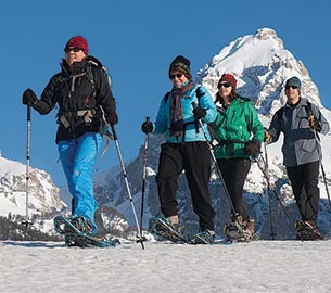 snowshoeing Snowshoeing in Jackson Hole