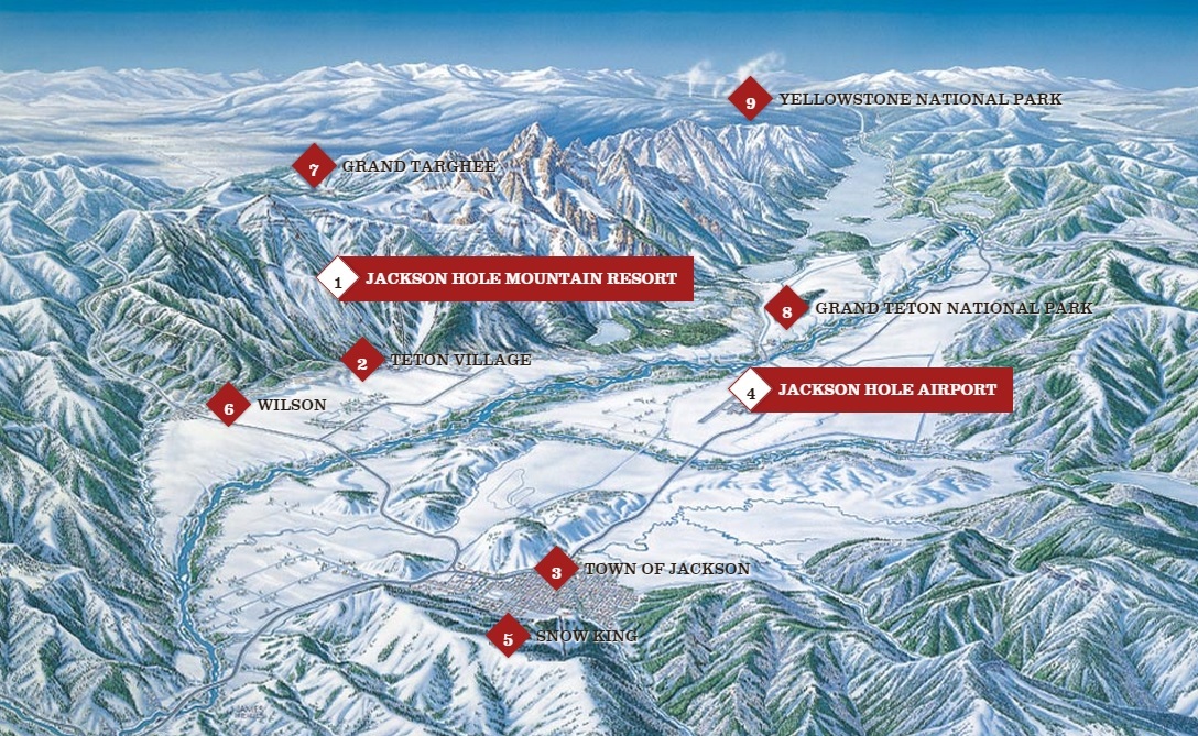 Jackson Hole Airport Car Rental - Airportmap