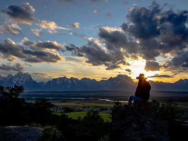 Tetons in the sun. Tetons in the sun.