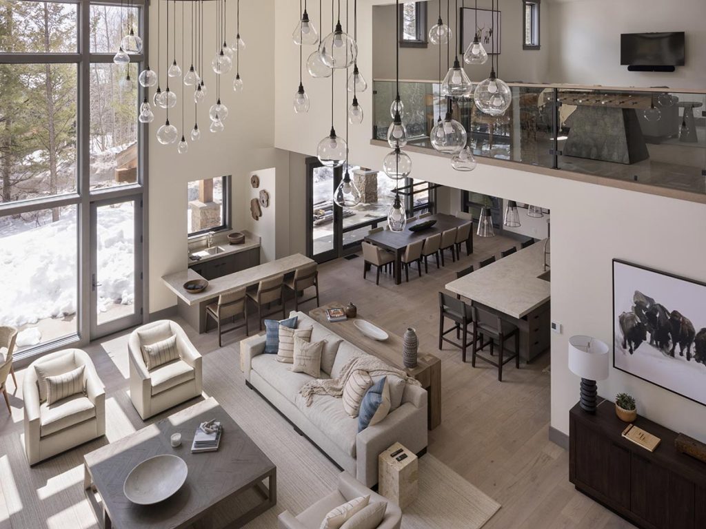 Private Home Rental Living Room.
