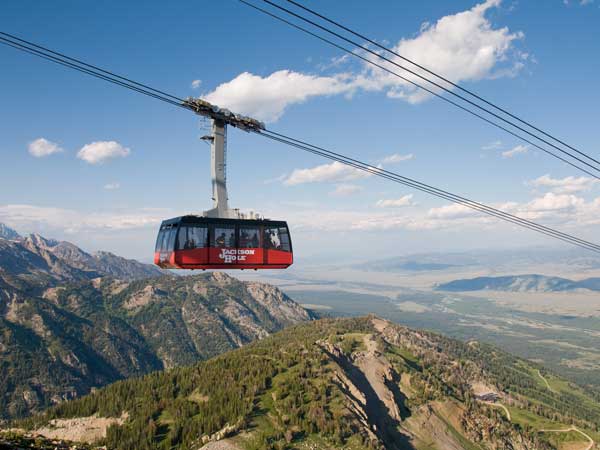 Summer Jackson Hole Tram Ride
